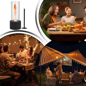 Cheminée à éthanol de <span class=keywords><strong>table</strong></span> moderne, design métallique écologique, sûre pour une utilisation intérieure/extérieure <span class=keywords><strong>sur</strong></span> bureau, avec emballage pour envoi postal - Product Image 6