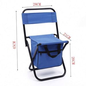 Custom <b>Portable</b> Heavy Duty Backpack <b>Stool</b> Cooler Chair - 400 LBS Max Load, Lightweight Folding <b>Stool</b> for Camping, Fishing - Product Image 2