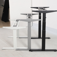 Bureau debout ergonomique motorisé personnalisé bureau d'ordinateur élévateur à hauteur réglable table de jeu élévatrice électrique bureau pour PC