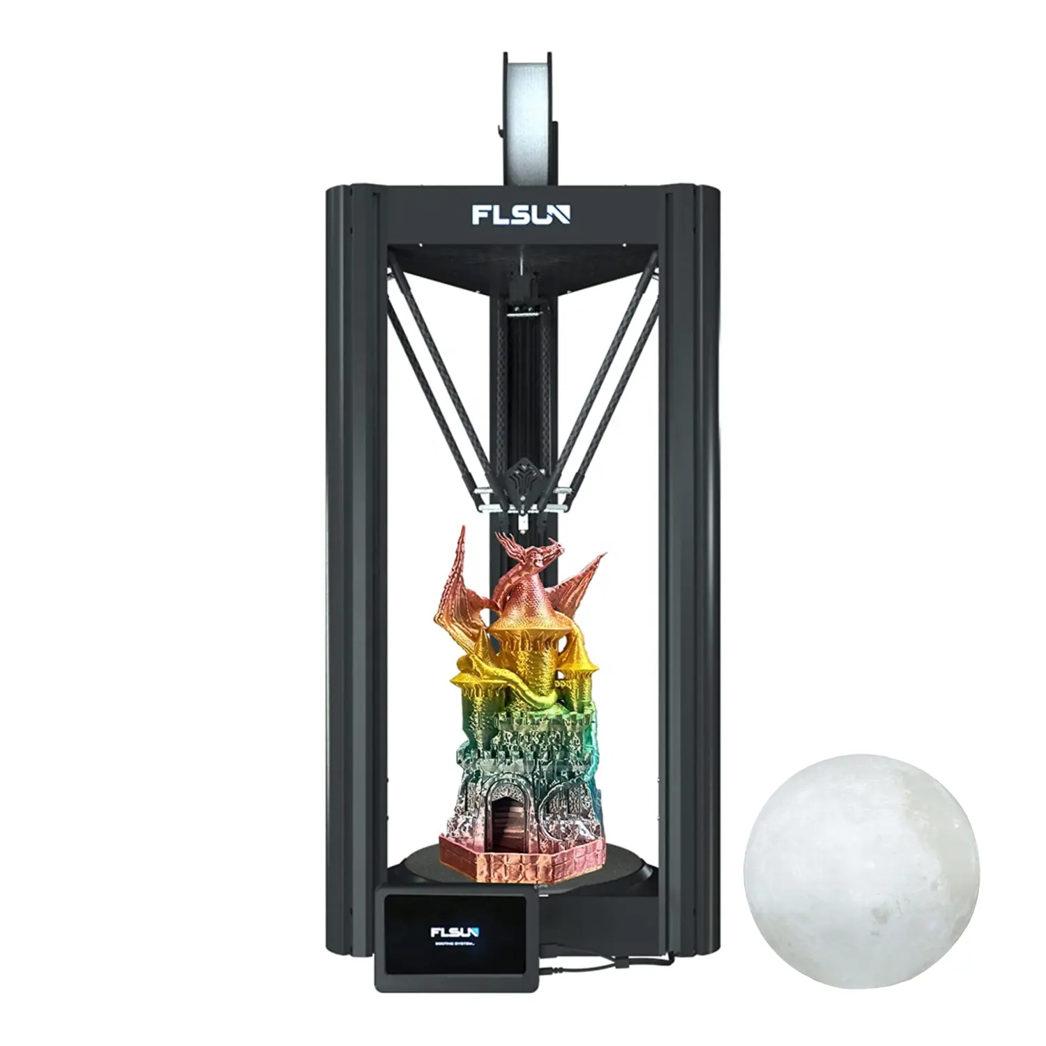 FLSUN Ready To Ship V400 Delta 3D Printer Big Print Size D300X410mm Max 400mm/s Metal Industrial Printer 3D