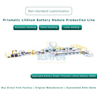Lini Perakitan Baterai Penyimpanan Energi Lithium Prismatik Otomatis Komersial Industri untuk Penggunaan Rumah & Tenaga Surya Efisiensi Tinggi 8PPM
