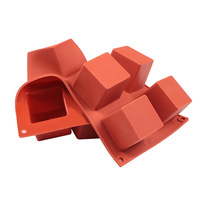 Gadgets de cuisine uniques Offre Spéciale haute qualité sans BPA DIY 3D Cube moules à gâteaux en silicone moule de cuisson en silicone