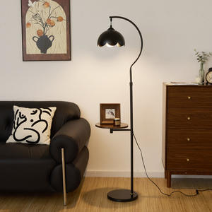 Lampe de salon de style crème 2025, table d'appoint à côté du canapé, sol, rangement de chambre à coucher - Corps - Product Image 4