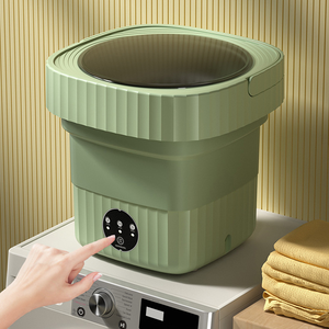 เครื่องซักผ้าแบบพกพาขนาดเล็กพับได้อเนกประสงค์สำหรับถุงเท้าเครื่องขาดน้ำขนาดเล็กสำหรับเสื้อผ้าเด็กอพาร์ตเมนต์ - Product Image 2