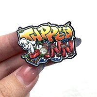 Fabrication en gros d'insignes en métal épingles en émail minimum bas épingles de revers de logo personnalisé pour sacs chapeau vêtements