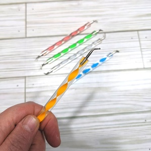 Juego de 5 Herramientas Originales para Puntear en Ángulo, Estiletes Curvos para Mandala, Puntas Variadas de Diferentes Tamaños, Decoración Boho, Arte de Uñas - Product Image 2