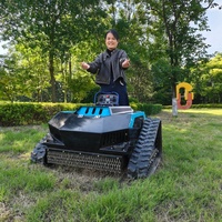 Livraison gratuite, tondeuse à gazon robotisée télécommandée certifiée CE, tondeuse à gazon automatique à braquage zéro Y14-685, débroussailleuse Y14-685