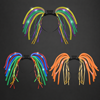 Serre-tête LED lumineux arc-en-ciel en gros, accessoire de costume de fête, événement nocturne, festival