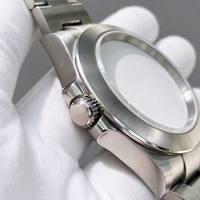 Hochwertige Automatik-Armbanduhr aus Edelstahl mit Leuchtziffern, Rundem Multifunktions-Chronographen für Herren, Outdoor-Sport und Casual-Einsatz
