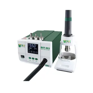 Soldering Iron Station 1200W Hot Air Rework High Power ESD Safe BGA SMD Welding Equipment with Digital Touch Screen Hot Air Gun