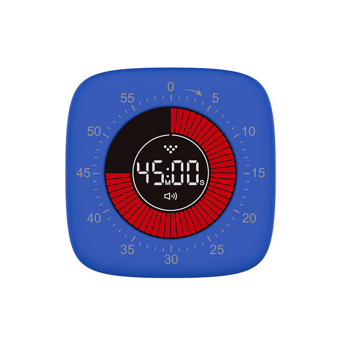 T26C Kitchen Timer 60-Minute Counting Digital Visual Plastic Timer for Kitchen Use