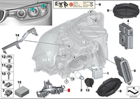 Módulo DRL amarillo para BMW 3 Series F30 F34 F35 GT LED tira de luz de circulación diurna reemplazo de actualización 2012 a 2015