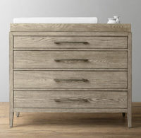 Table à langer convertible en bois avec tiroirs de rangement, armoires, meubles de chambre d'enfant pour les besoins de rangement de la chambre