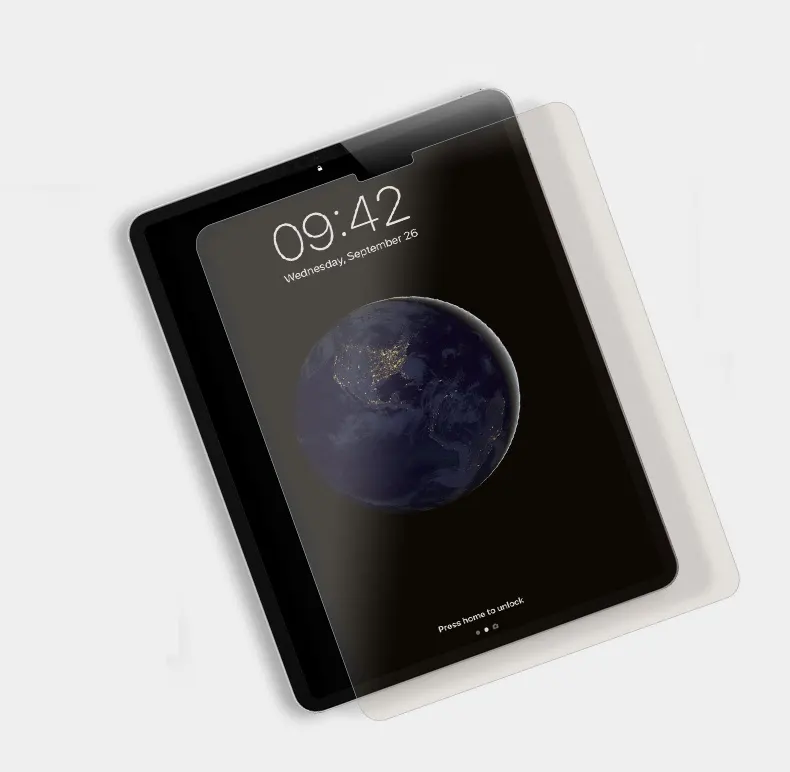 Pelindung layar 12.9 inci tablet pc 0.33mm 2.5d kaca tempered ponsel pc film untuk ipad pro mini