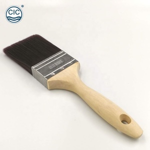 Jeu de pinceaux de peinture avec manche en bois, 20 pièces, kit avec ceinture plate, coloris violet - Product Image 5