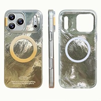 Étui rigide magnétique antichoc coloré de luxe pour 14/15/16/17 Pro Max Coque de protection intégrale en PC