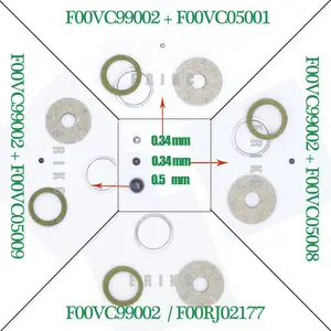 ERIKC 디젤 인젝터 밸브 수리 키트 F00VC99002 F00VC05001 F00VC05008 F00VC05009 120 110 시리즈 인젝터 200 세트/모델