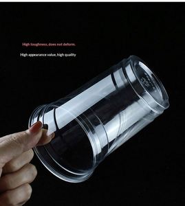 Custom Clear <b>Plastic</b> Disposable PET Cold <b>Drink</b> <b>Cups</b> Lids Iced Coffee <b>Cups</b> for Cafes Bubble Tea Shops Candy Branding Wholesale - Product Image 4