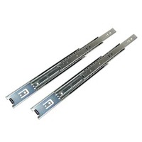 Gestroomlijnde ergonomische metalen push-to-open ladegeleiders met volledige uittrekking en 1 inch extra bewegingsruimte voor medische en kantoorartikelen