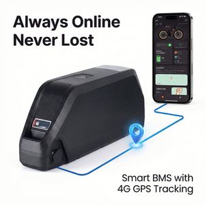 แบตเตอรี่จักรยานไฟฟ้า GPS 48V30Ah จากสหราชอาณาจักร, เซลล์เกรด A จากจีน 5000mAh, ดีไซน์เคสมาตรฐานสำหรับจักรยานยางใหญ่และจักรยานในเมือง - Product Image 2