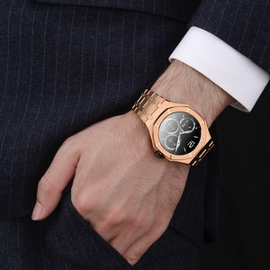Dropshipping d'usine Bracelet de montre de remplacement Cadre Bracelets de montre-bracelet avec étui de protection pour <span class=keywords><strong>Huawei</strong></span> <span class=keywords><strong>Watch</strong></span> <span class=keywords><strong>GT</strong></span> <span class=keywords><strong>Cyber</strong></span> - Product Image 4