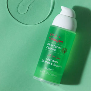 NUSPA <span class=keywords><strong>Gel</strong></span> Nettoyant Visage <span class=keywords><strong>Moussant</strong></span> Apaisant <span class=keywords><strong>CICA</strong></span> au Collagène Hydratant, Format Voyage 100ml - Product Image 1