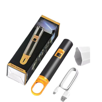 Lampe torche LED pour camping Zoom Focus Lampe torche LED avec couvercle amovible en plastique pour la randonnée et le camping
