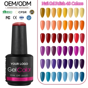Factory Professional Customized Logo Bulk Solid Gel <b>Nail</b> Polish Colorful UV Led Gel Polish <b>Kit</b> Salon Used More Than 3000 Colors - Product Image 1
