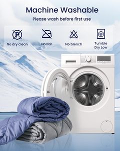 Hot <span class=keywords><strong>Sleeper</strong></span> All Season Double Side Arc-Chill Bamboo Fabric King Size Cooling Edredón Manta de refrigeración para el verano - Product Image 6