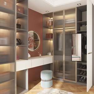 Armoire élégante et personnalisable de haute qualité avec des meubles durables, plusieurs tiroirs et étagères pour une solution de rangement de chambre à coucher - Product Image 3