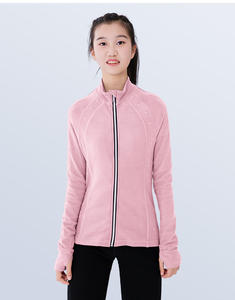 LA CICOGNA Costume d'entraînement de salle de bal adulte femmes velours chaud haute élastique automne hiver couture latérale perceuse manteau <span class=keywords><strong>veste</strong></span> - Product Image 6