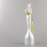 Trophée créatif en métal massif, design Muse, sculpture d'art abstraite personnalisée, statue de déesse