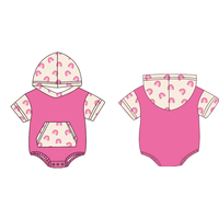 Romper Kancing Depan Model Bayi Baru untuk Anak Unisex 6 hingga 12 Bulan 8 hingga 10 Tahun Rajutan Bambu