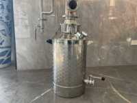 Colonne de distillation en cuivre 50L TP2 équipement de distillation d'alcool immobile pour la vodka et les boissons au rhum et la machine à vin