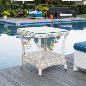 Joyeleisure Modern Design Outdoor Furniture Garden Set Luxury Rattan Coffee <b>Table</b> <b>Balcony</b> Set for Apartment & Park Use - Product Image 2
