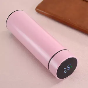 Thermos intelligent à vide de 17 oz avec affichage numérique de la température LED, gobelet en acier inoxydable, bouteille d'eau - Product Image 4