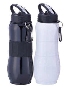 Stainless Steel Vacuum Insulated Leak-Proof 750ml Collapsible Portable Outdoor <b>Sports</b> & Fitness <b>Water</b> <b>Bottle</b> with Lid Handgrip - Product Image 3