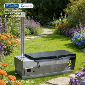 Canadá <span class=keywords><strong>Red</strong></span> Cedar Wood Fired aço inoxidável Hot <span class=keywords><strong>Tub</strong></span> Spa exterior uma pessoa Banheira a lenha - Product Image 1