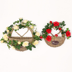 Guirnalda de Rosas Artificiales de 69 Cabezas para Decoración de Bodas y Hogar, Decoración para Tuberías de Aire Acondicionado, Flor Artificial Decorativa - Product Image 2