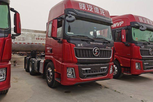 Camion tracteur Shacman 6x4 Diesel à transmission manuelle, capacité de charge 41-50t, d'occasion, conduite à gauche, suspension pneumatique, siège 360°, caméra arrière - Product Image 2