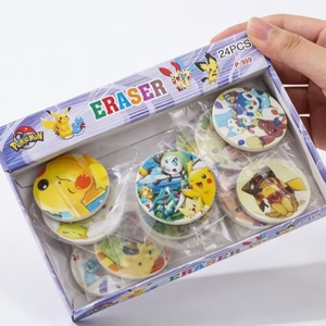 Precio de Fábrica Lindos Borradores Kawaii de 24 Piezas para Compartir con Amigos, Novedosos y Sostenibles, Juguete para Niños - Product Image 3