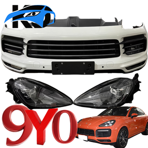 Parachoques Original para Auto 9Y0807061B 9Y0807684 9Y0807061C, Ventilador del Radiador, Faro Delantero para <span class=keywords><strong>Porsche</strong></span> <span class=keywords><strong>Cayenne</strong></span> 2019-2023 - Product Image 1