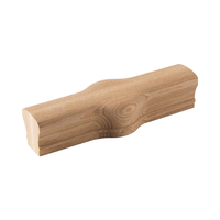 Modernes Design Buchenholz Handlauf für runde Treppen Newel Schritt und Säule Handlauf Säule Holz geländer Anwendung