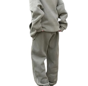 Pantaloni della tuta bianchi all'ingrosso di alta qualità da <span class=keywords><strong>donna</strong></span> pantaloni larghi con <span class=keywords><strong>tasche</strong></span> con Logo personalizzato pantaloni della tuta da <span class=keywords><strong>donna</strong></span> - Product Image 3