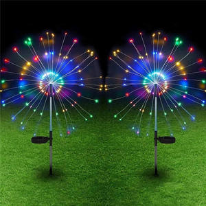 ไฟประดับสวน LED พลังงานแสงอาทิตย์ ระดับการป้องกันน้ำ IP65 แสงสีขาวอบอุ่น 2700K พร้อมแบตเตอรี่ในตัว สไตล์โมเดิร์น สำหรับตกแต่งภายนอก วัสดุ PC รับประกัน 1 ปี - Product Image 2