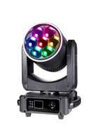 Projecteur LED mobile MOKE 450W 7x60W RGBW 4-en-1 Bee Eye Beam Wash DMX512 pour scène, concert, fête, club