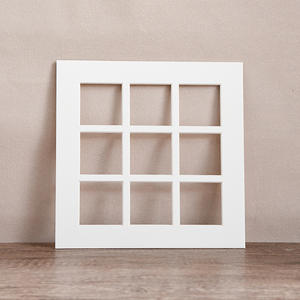 Prédécoupé 6x8 8x10 pouces Matboard <span class=keywords><strong>Passepartout</strong></span> couleur verte prédécoupé 4x6 pouces montage noir blanc tapis pour cadre Photo - Product Image 2