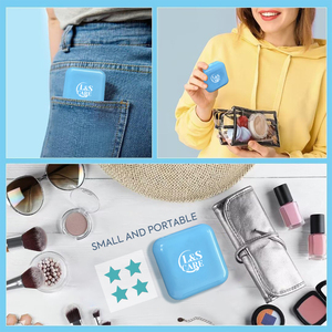 4 toppe colorate <span class=keywords><strong>Per</strong></span> scatola a forma di stella brufolo Patch con custodia in plastica con specchio - Product Image 6