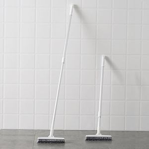 Wholesale Aluminum Extendable Floor <b>Scrub</b> Brush Long Handle, V-Shaped Tile and Grout Brush, Wholesale Bathroom Cleaning Brush - Product Image 3