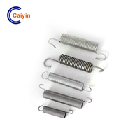 Ressort de traction en spirale en acier inoxydable robuste personnalisé Caiyin avec crochet pour machines industrielles